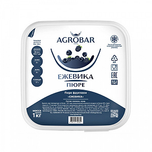 Пюре Ежевика Agrobar (Агробар) замороженное, 1 кг